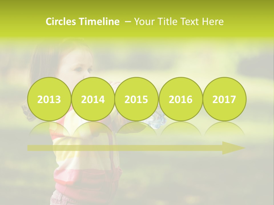 Closeup Bubbles Summer PowerPoint Template