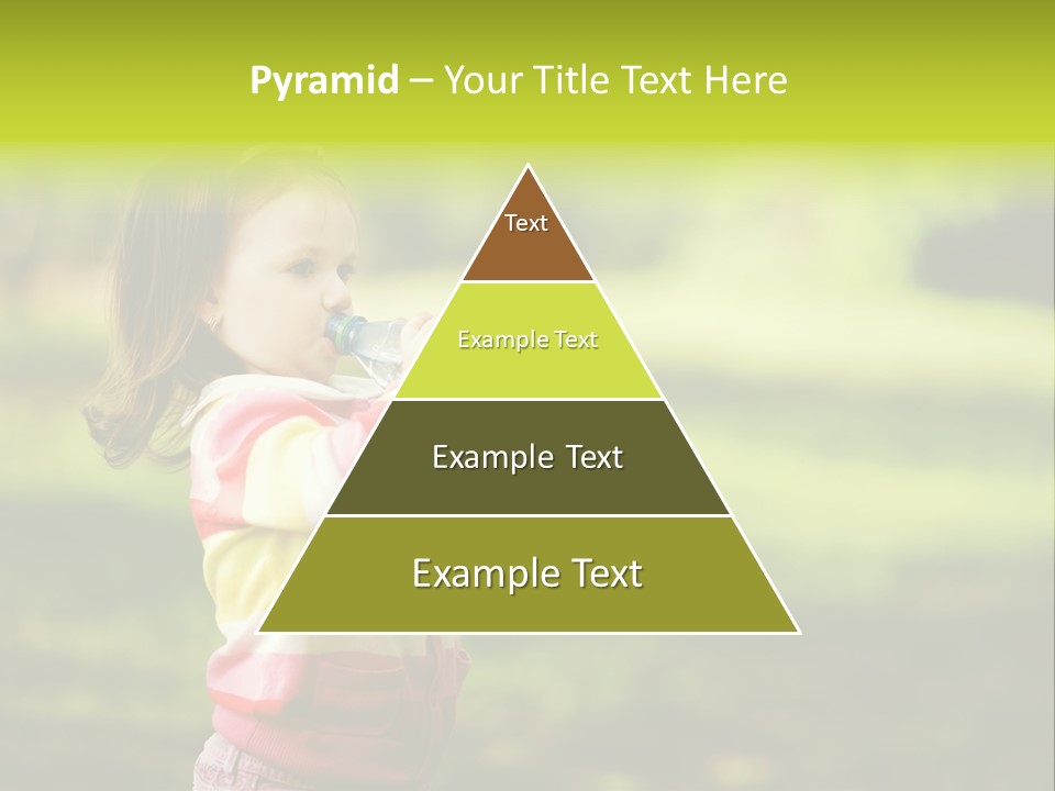 Closeup Bubbles Summer PowerPoint Template