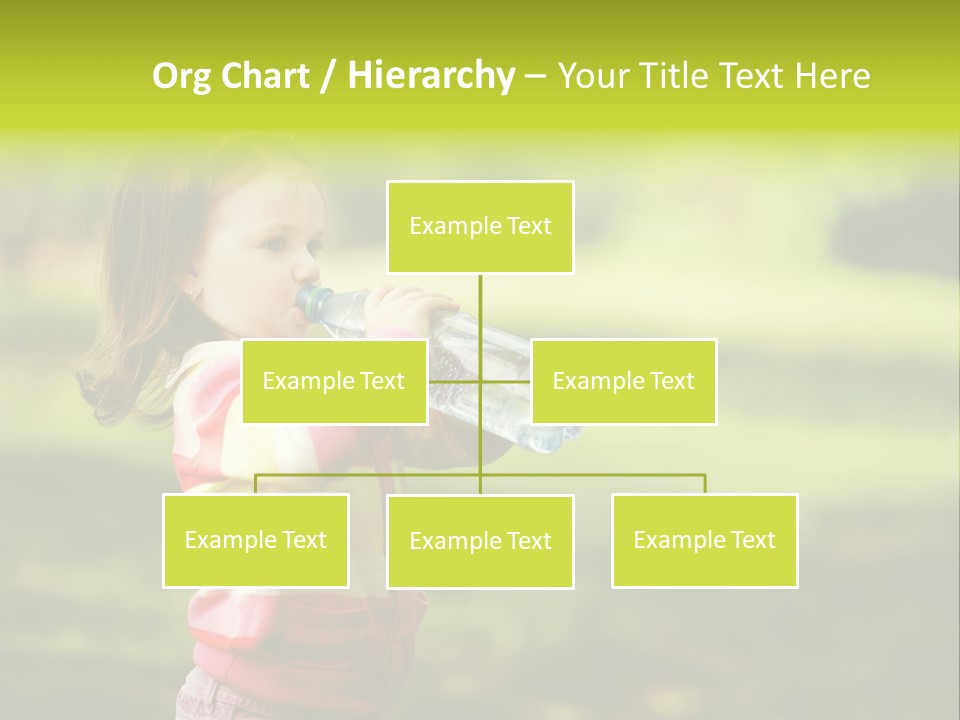 Closeup Bubbles Summer PowerPoint Template