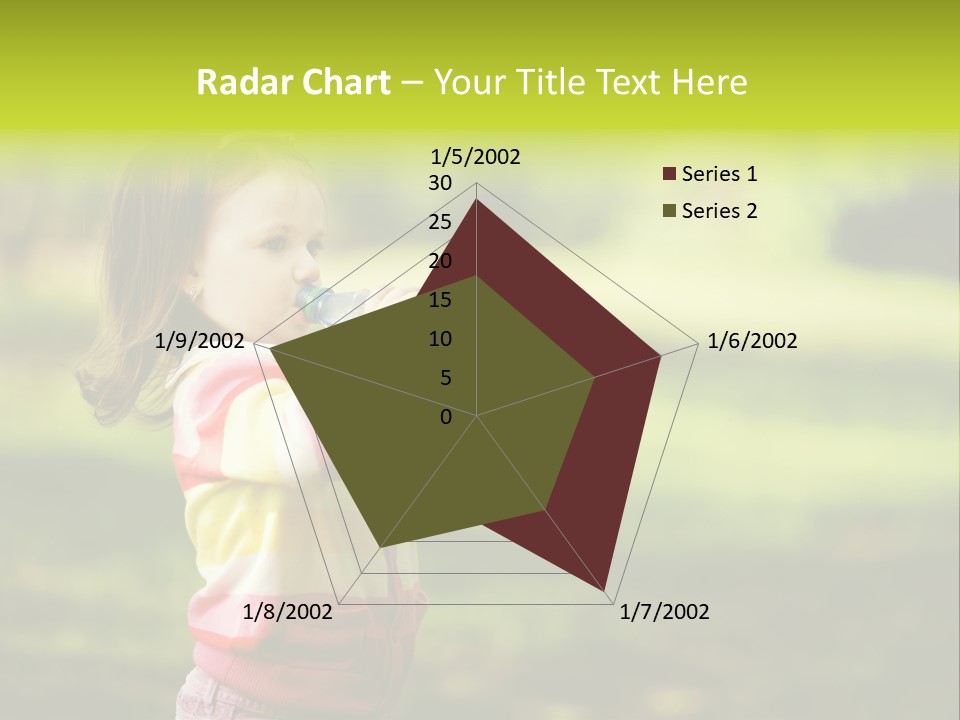 Closeup Bubbles Summer PowerPoint Template