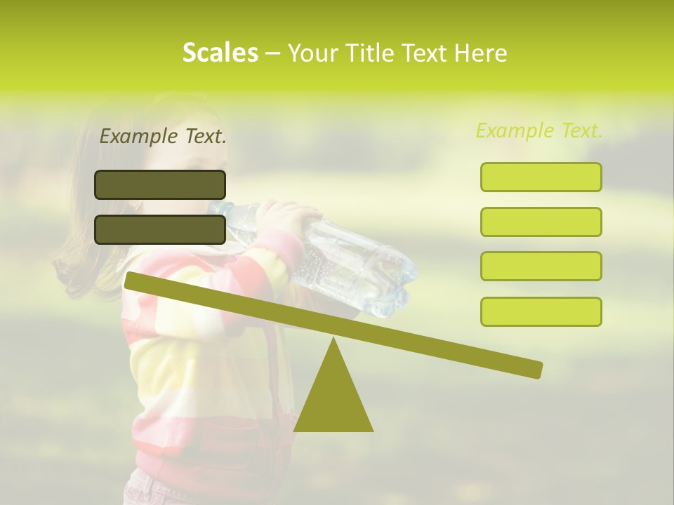 Closeup Bubbles Summer PowerPoint Template