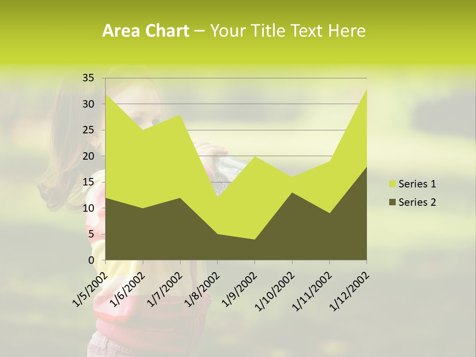 Closeup Bubbles Summer PowerPoint Template