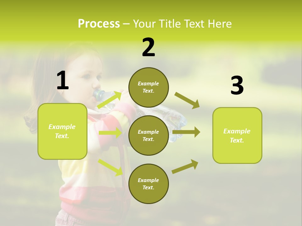 Closeup Bubbles Summer PowerPoint Template