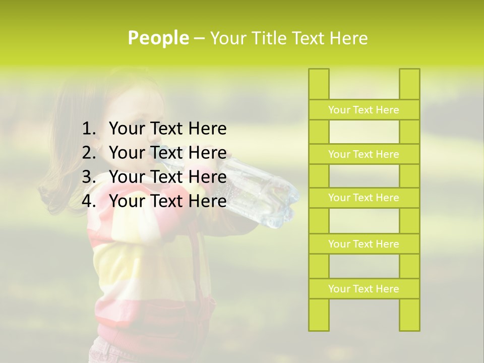 Closeup Bubbles Summer PowerPoint Template