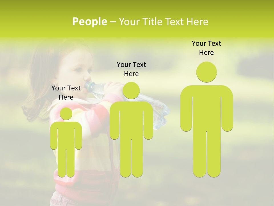 Closeup Bubbles Summer PowerPoint Template