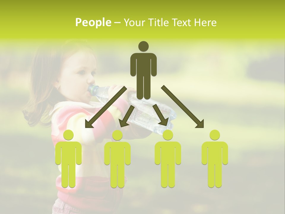 Closeup Bubbles Summer PowerPoint Template