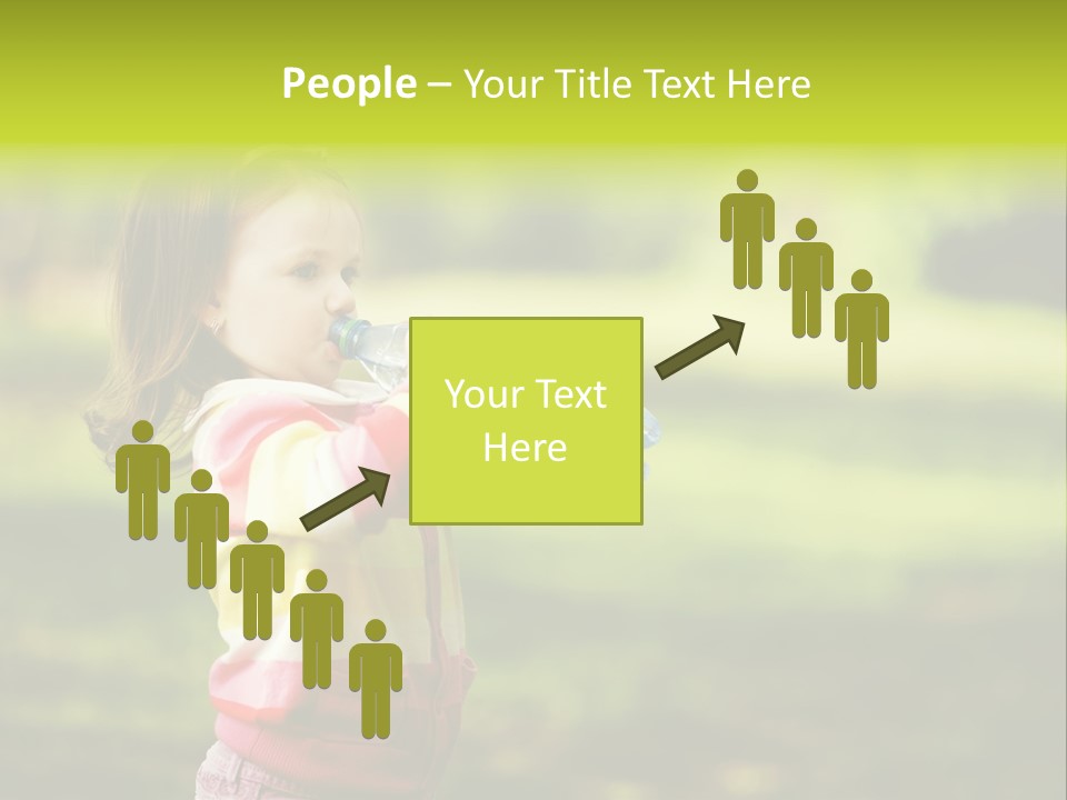 Closeup Bubbles Summer PowerPoint Template