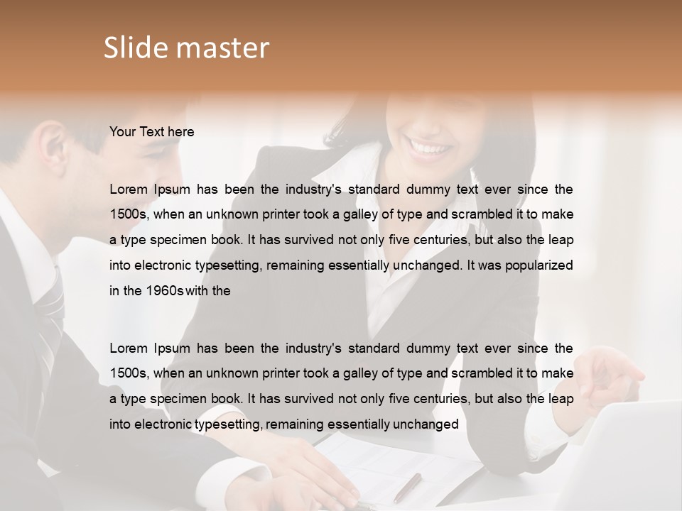 Young Success Achievement PowerPoint Template