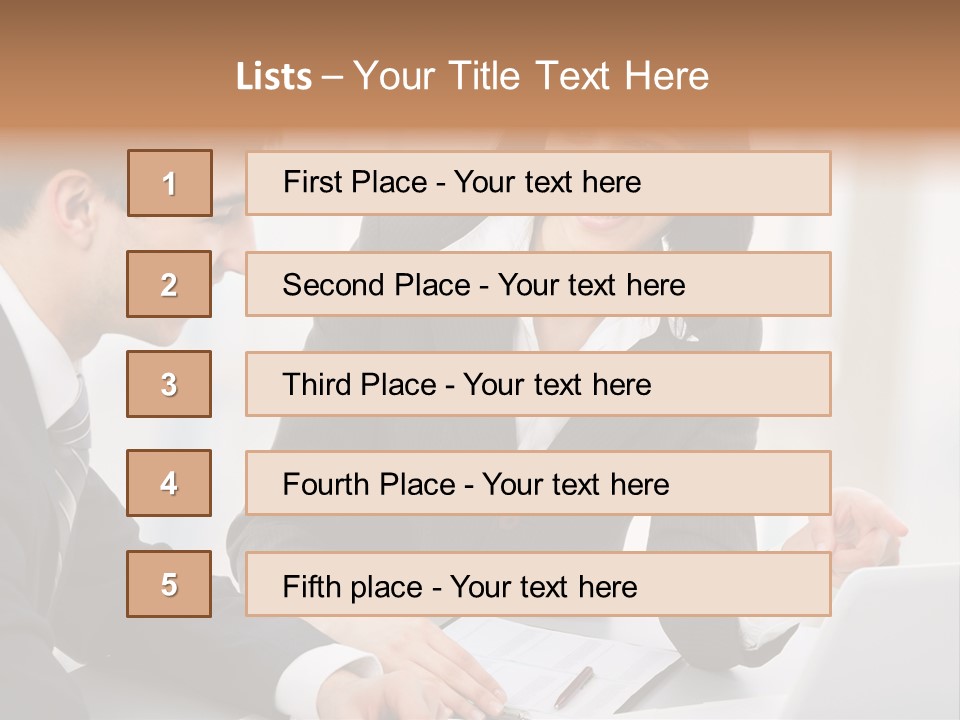 Young Success Achievement PowerPoint Template