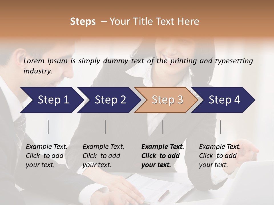 Young Success Achievement PowerPoint Template
