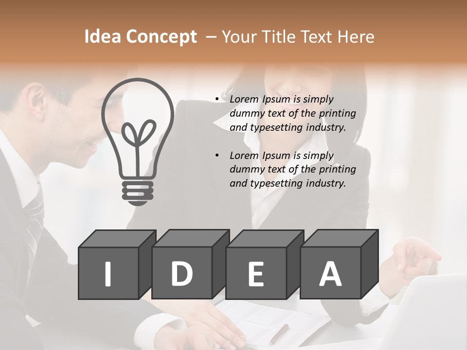 Young Success Achievement PowerPoint Template