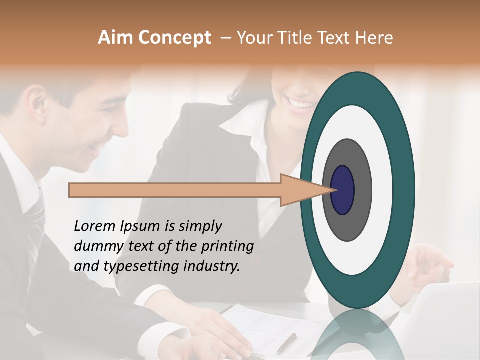 Young Success Achievement PowerPoint Template