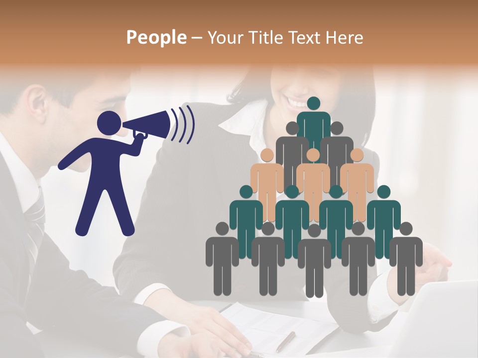 Young Success Achievement PowerPoint Template