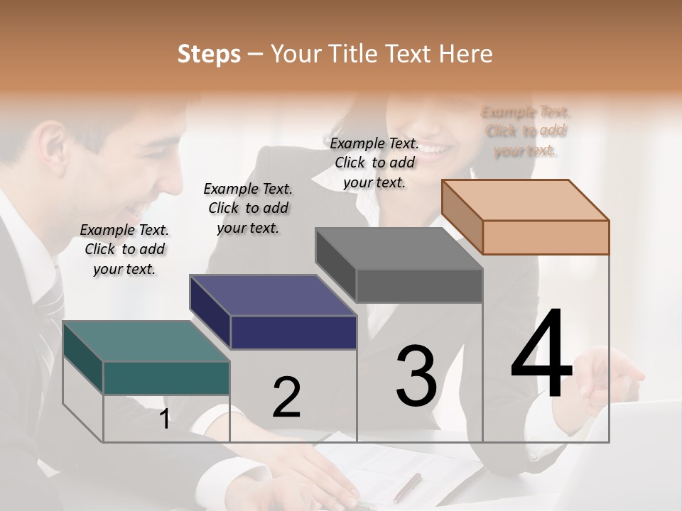 Young Success Achievement PowerPoint Template