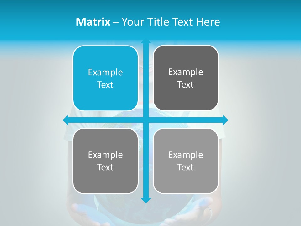 Girl Environment Protect PowerPoint Template