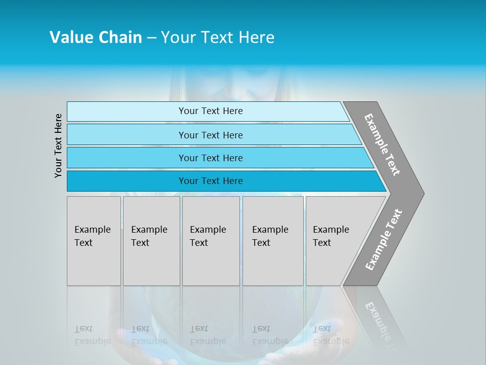 Girl Environment Protect PowerPoint Template