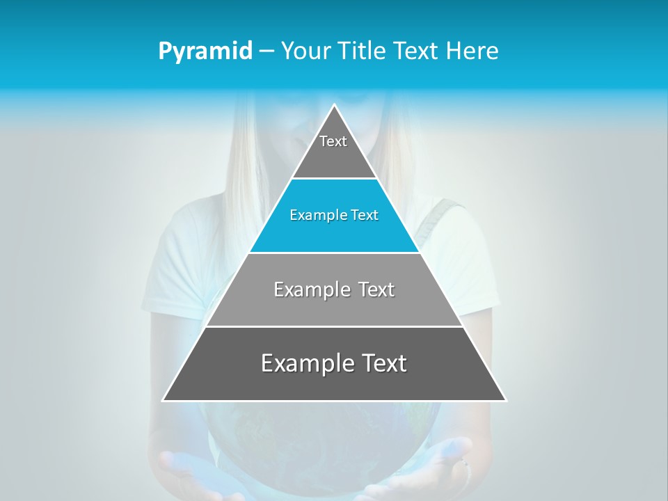 Girl Environment Protect PowerPoint Template