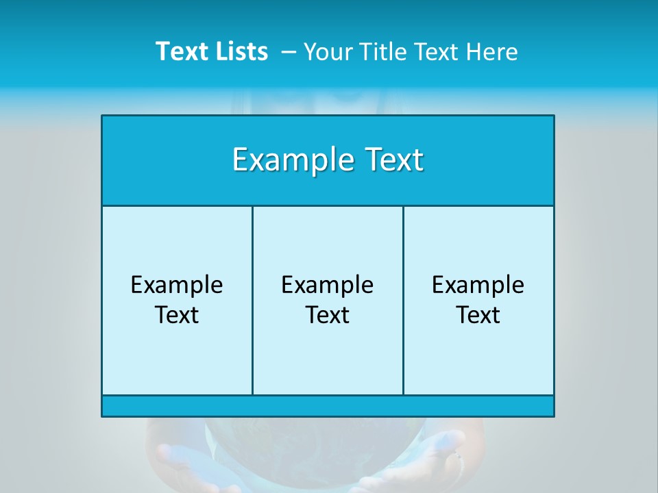 Girl Environment Protect PowerPoint Template