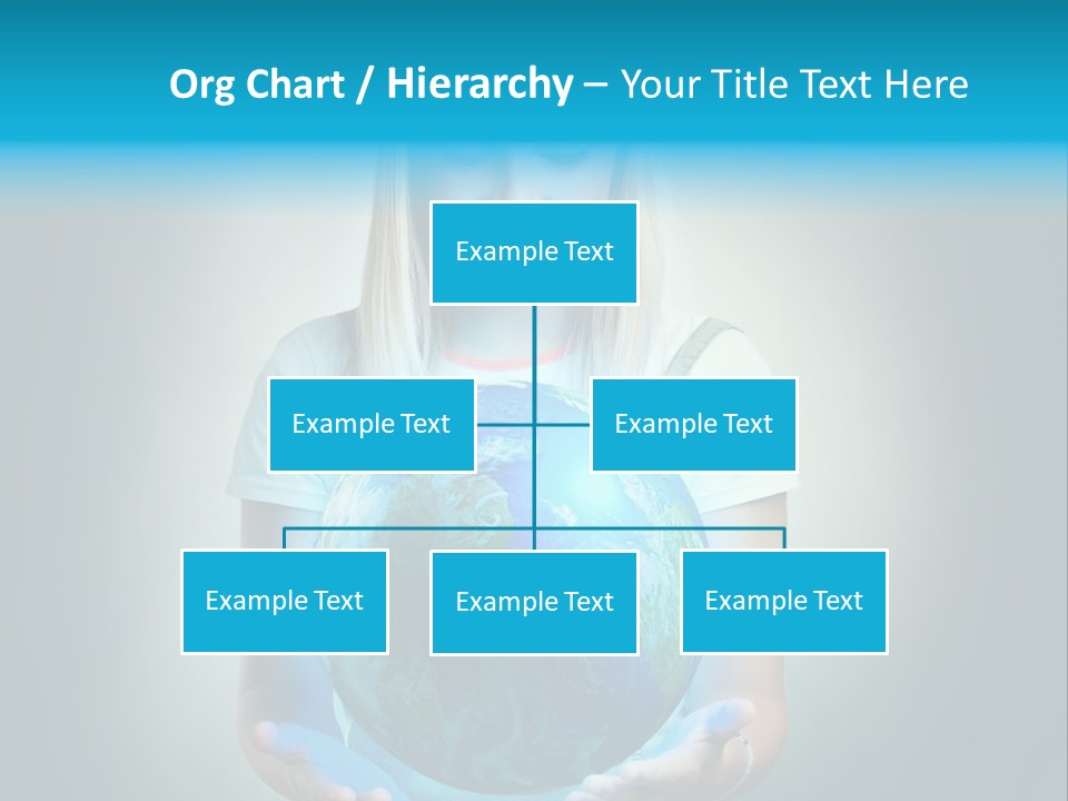 Girl Environment Protect PowerPoint Template