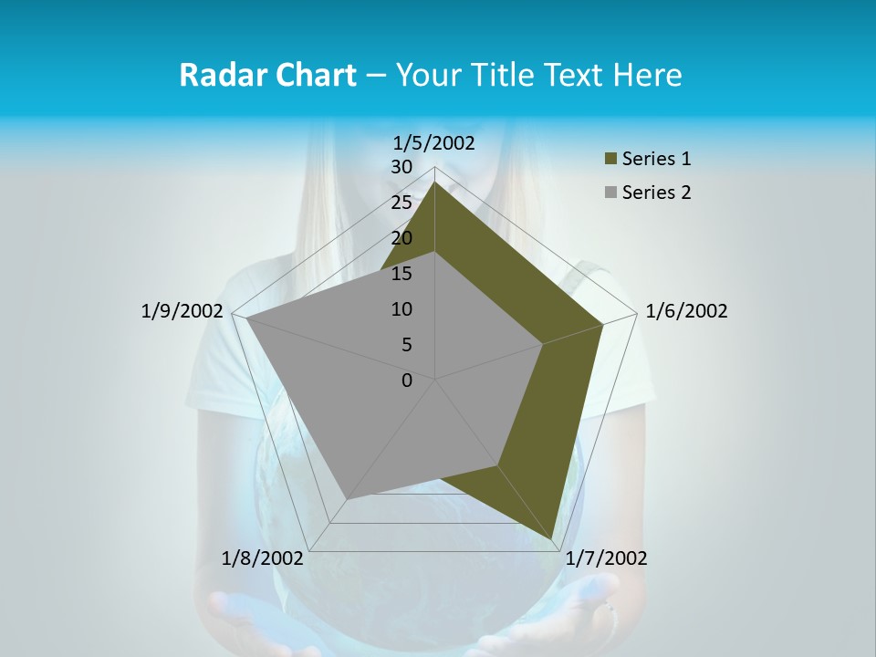 Girl Environment Protect PowerPoint Template