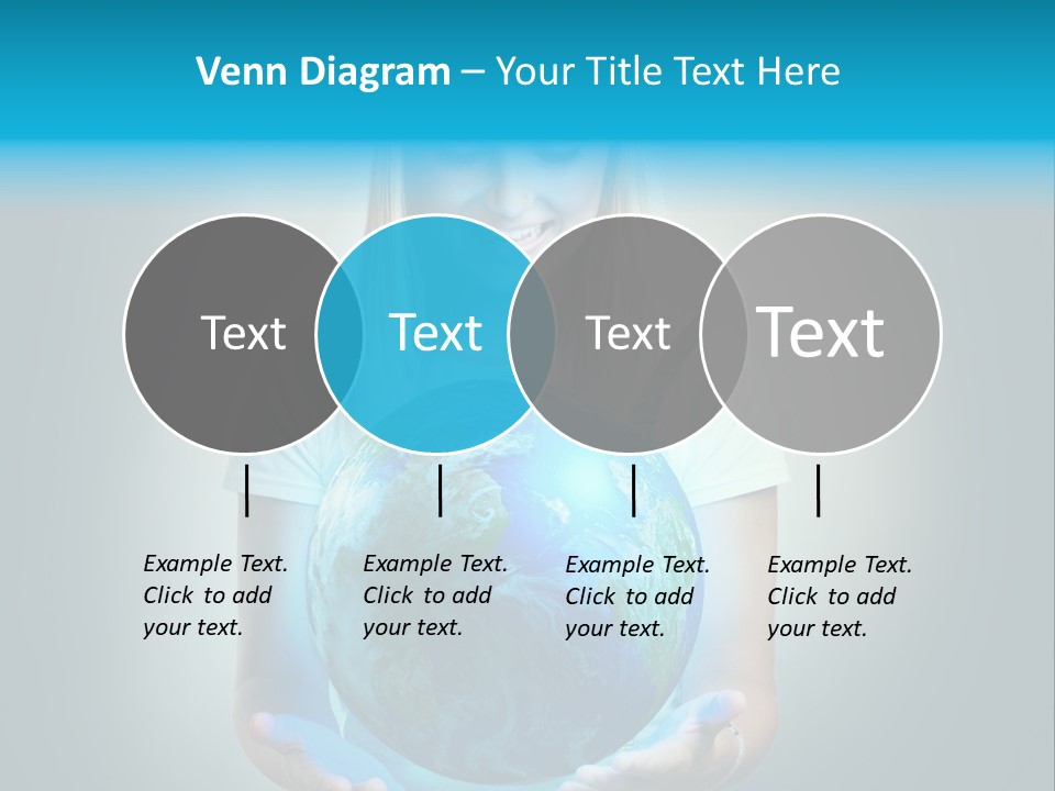 Girl Environment Protect PowerPoint Template