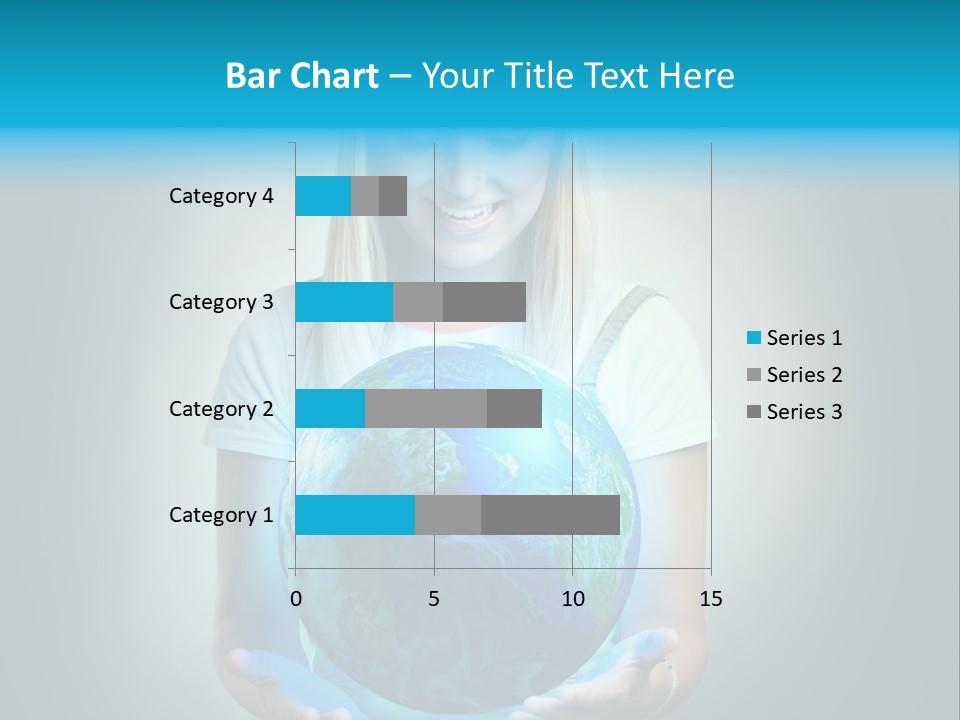 Girl Environment Protect PowerPoint Template