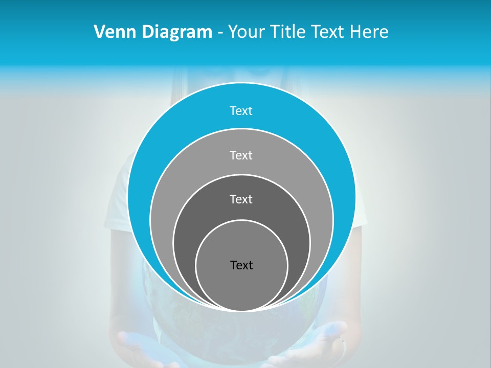 Girl Environment Protect PowerPoint Template