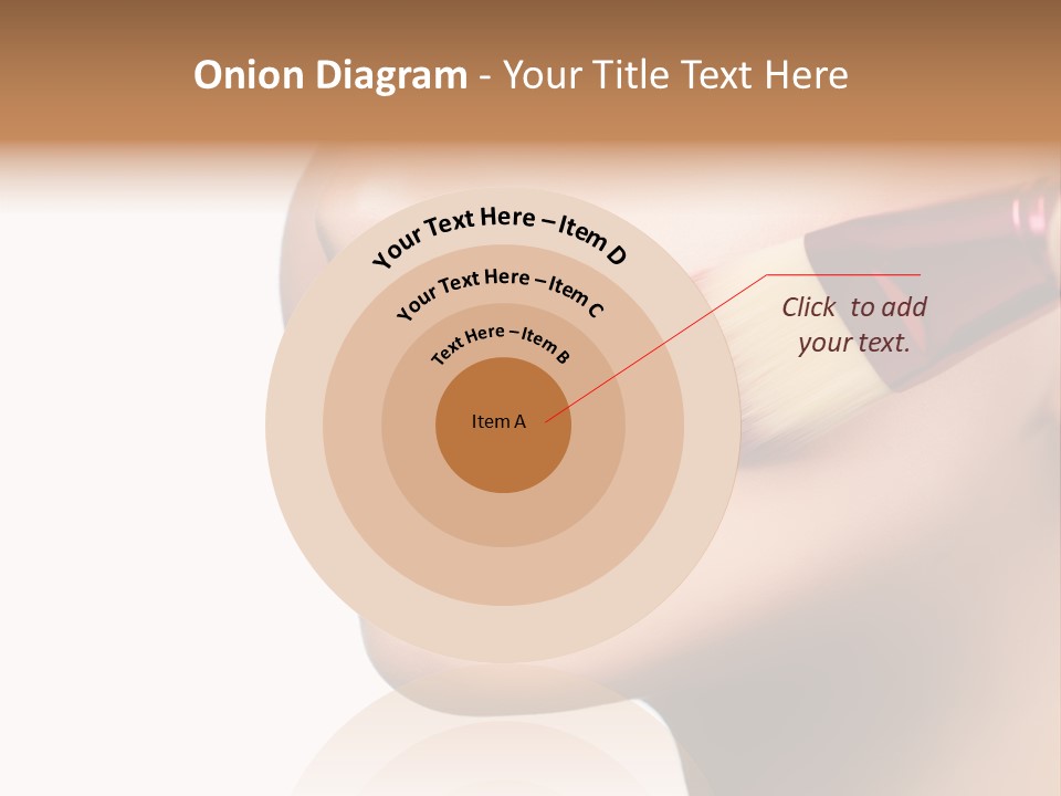 Lashes Lipstick Woman PowerPoint Template