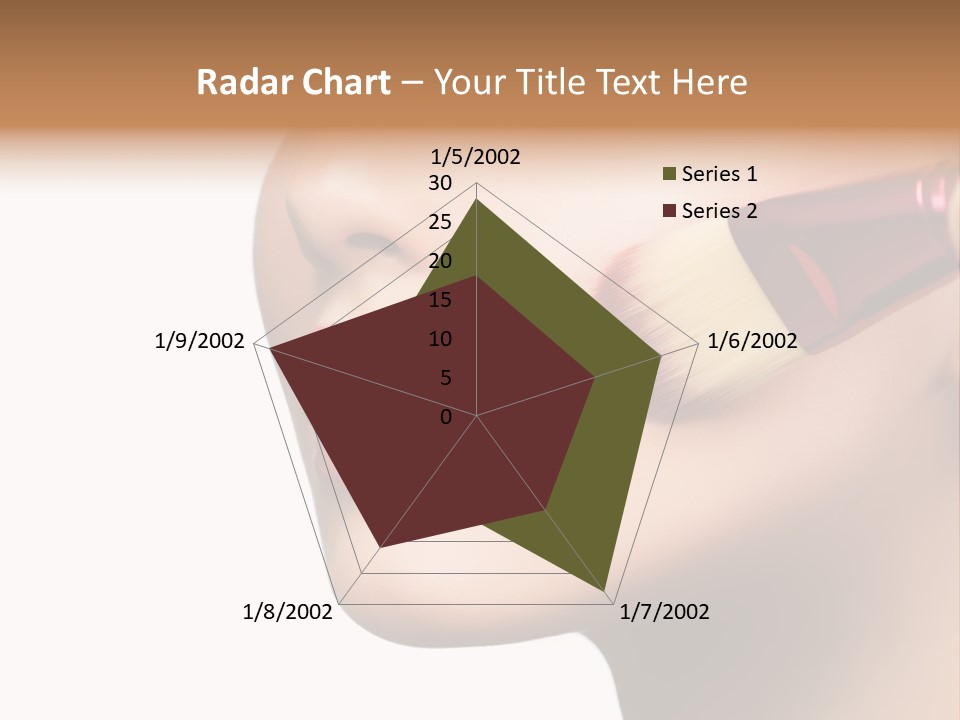 Lashes Lipstick Woman PowerPoint Template