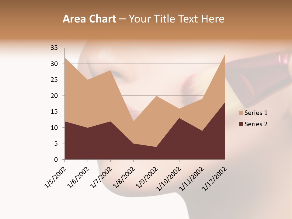Lashes Lipstick Woman PowerPoint Template