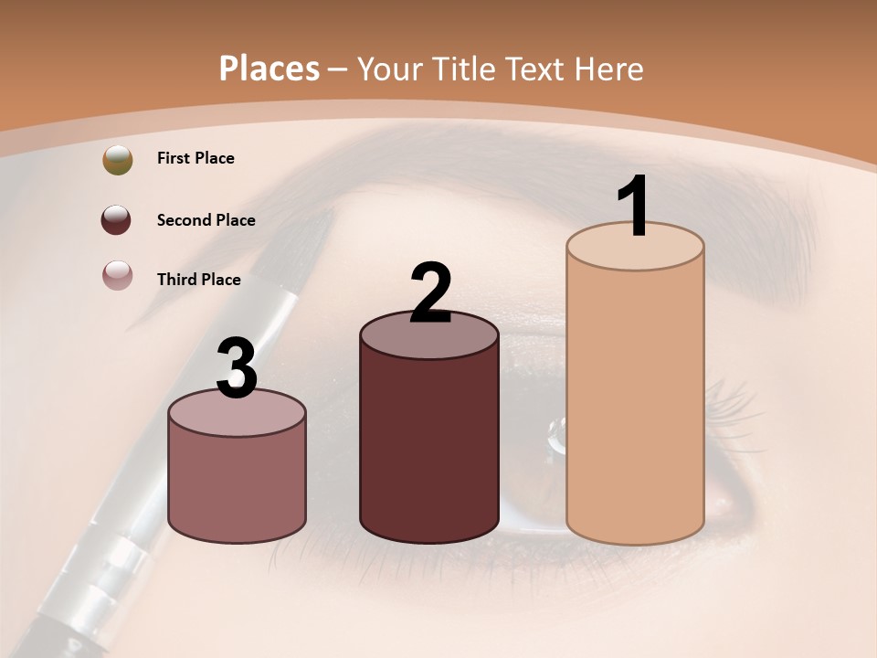 One Eyeshadows Arrows PowerPoint Template