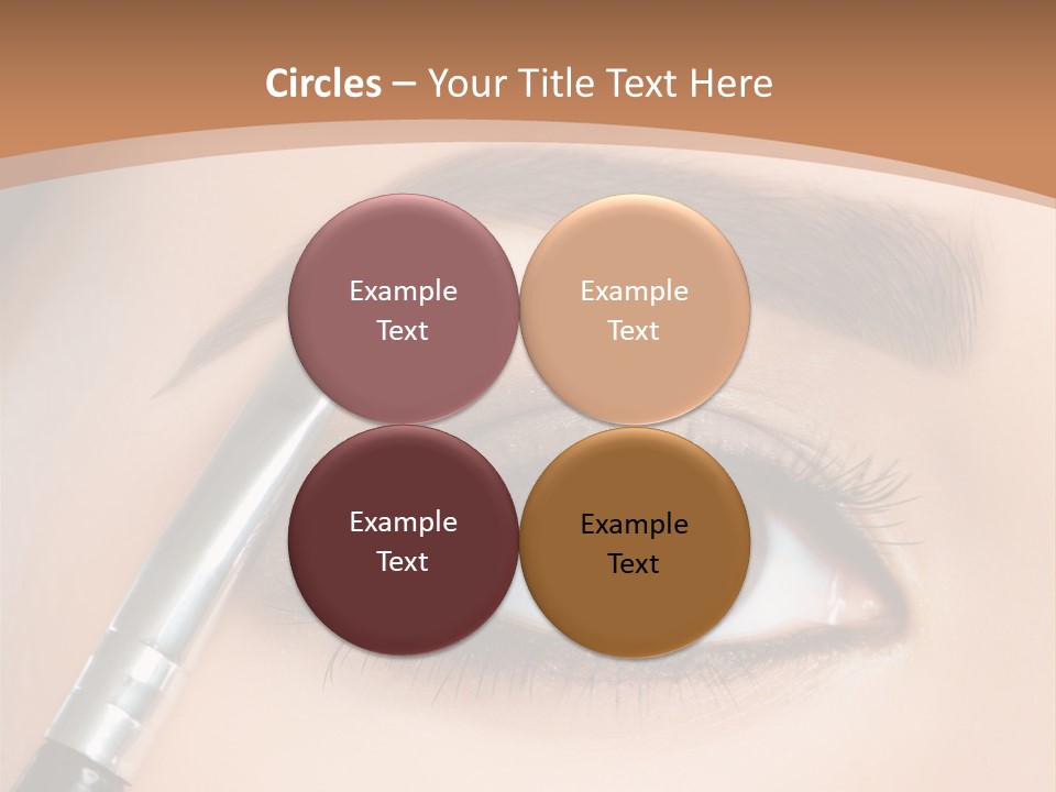 One Eyeshadows Arrows PowerPoint Template