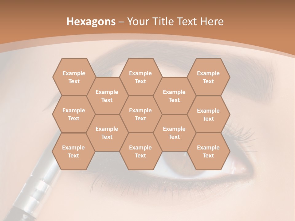 One Eyeshadows Arrows PowerPoint Template