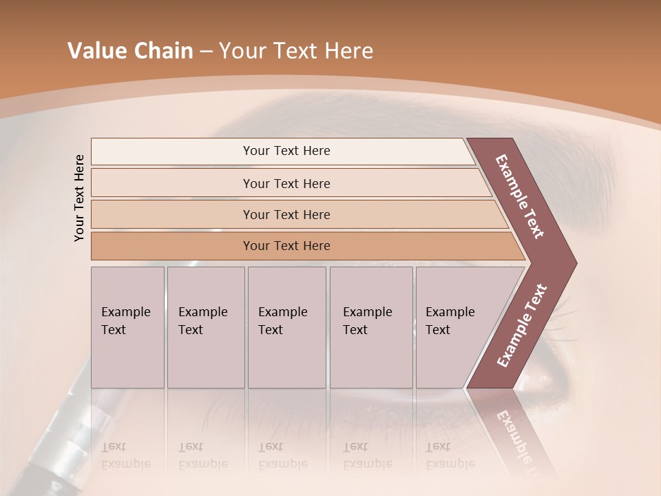 One Eyeshadows Arrows PowerPoint Template