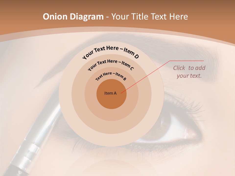 One Eyeshadows Arrows PowerPoint Template