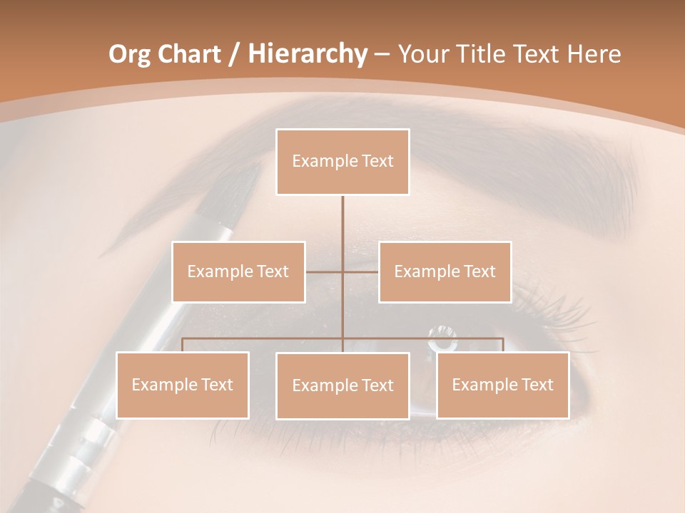 One Eyeshadows Arrows PowerPoint Template