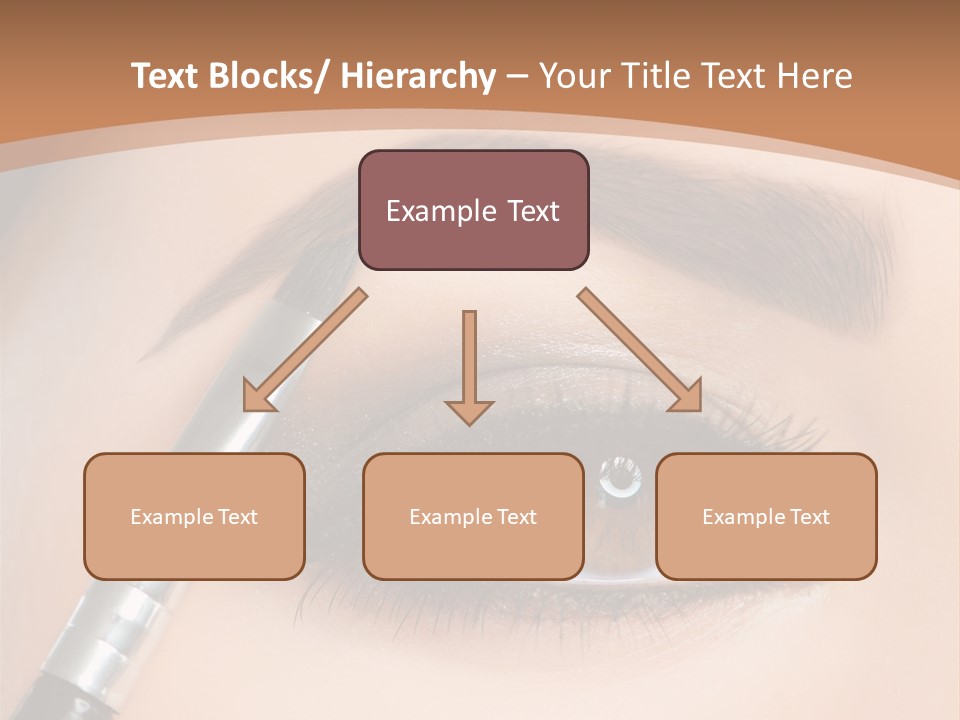 One Eyeshadows Arrows PowerPoint Template