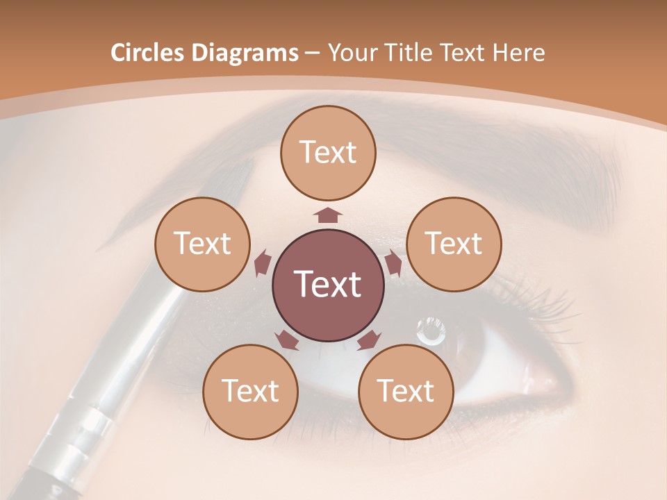 One Eyeshadows Arrows PowerPoint Template