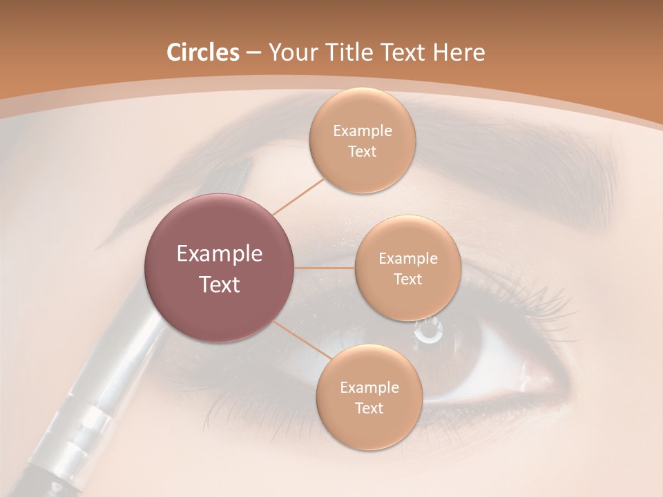 One Eyeshadows Arrows PowerPoint Template