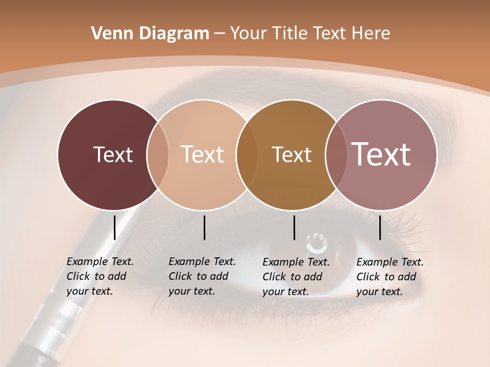 One Eyeshadows Arrows PowerPoint Template