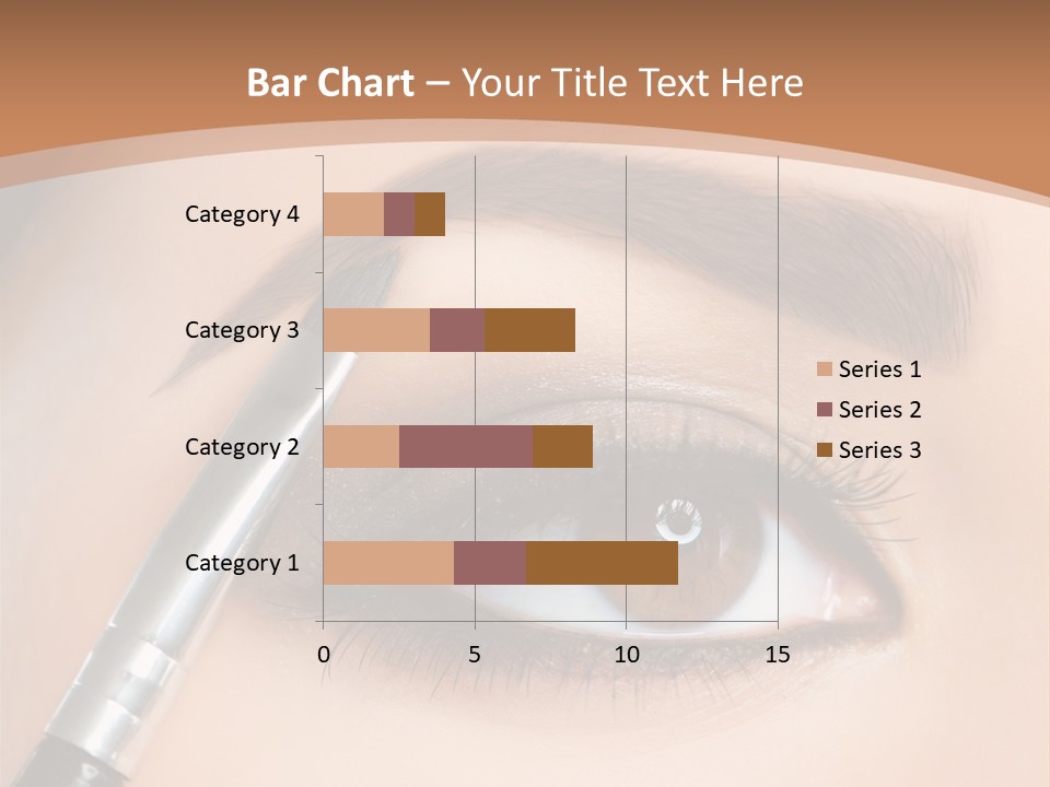 One Eyeshadows Arrows PowerPoint Template