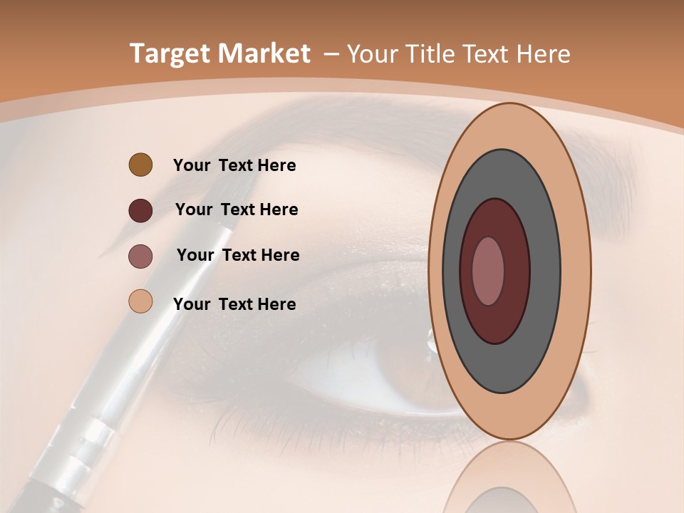 One Eyeshadows Arrows PowerPoint Template
