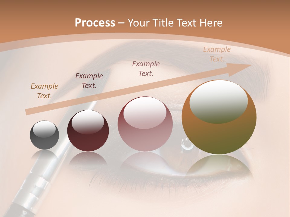 One Eyeshadows Arrows PowerPoint Template