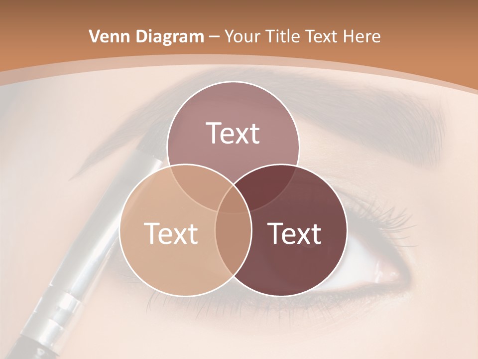 One Eyeshadows Arrows PowerPoint Template