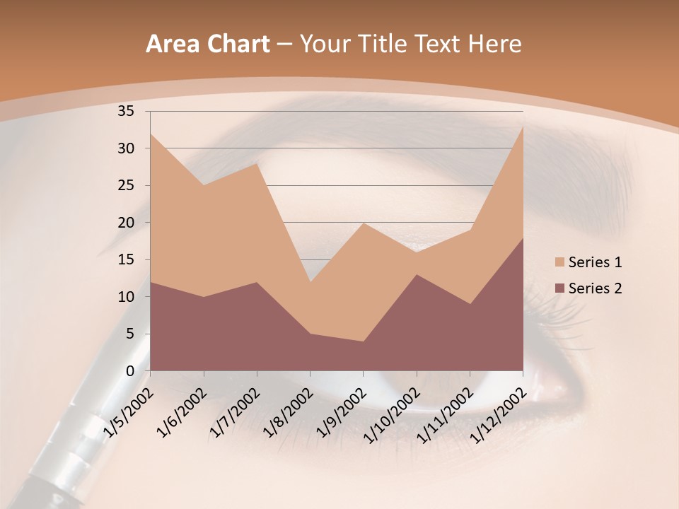 One Eyeshadows Arrows PowerPoint Template