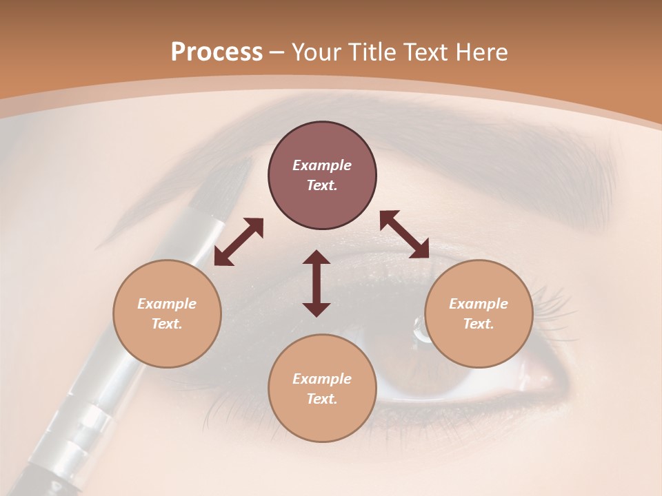 One Eyeshadows Arrows PowerPoint Template