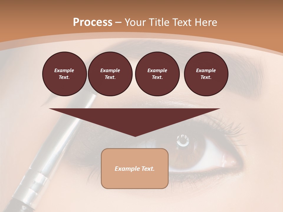 One Eyeshadows Arrows PowerPoint Template