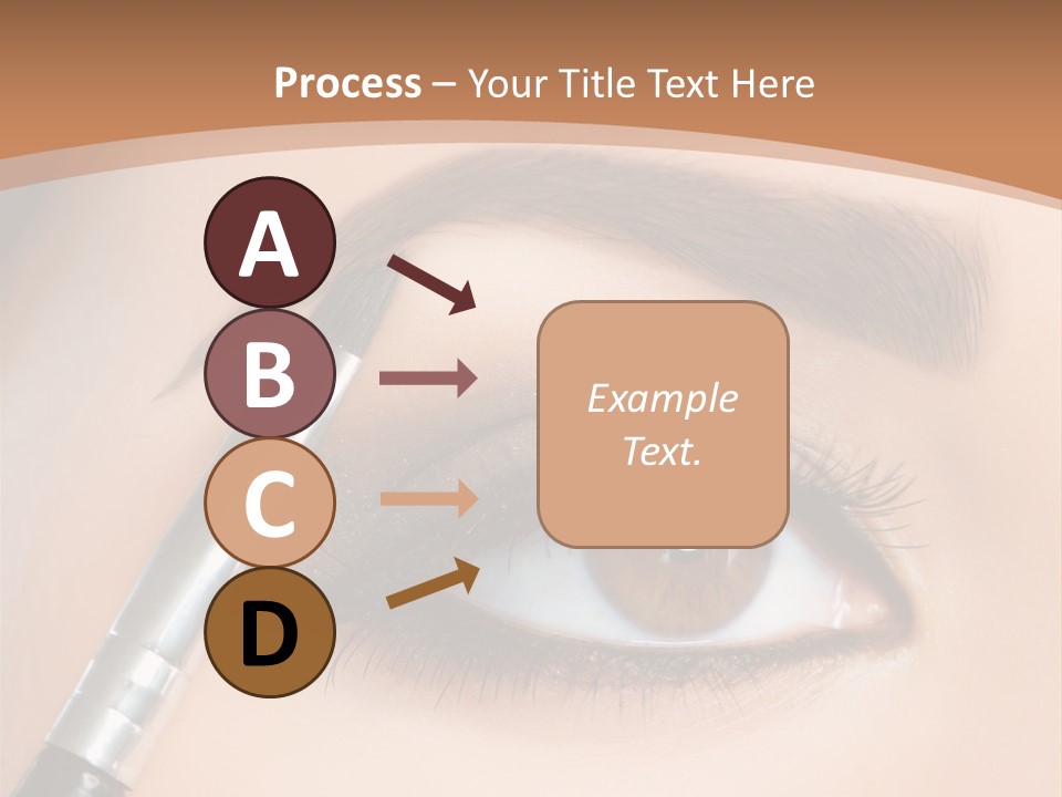 One Eyeshadows Arrows PowerPoint Template