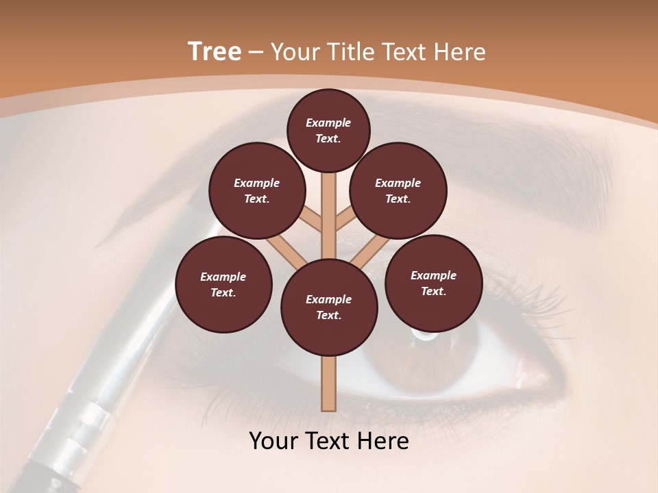 One Eyeshadows Arrows PowerPoint Template