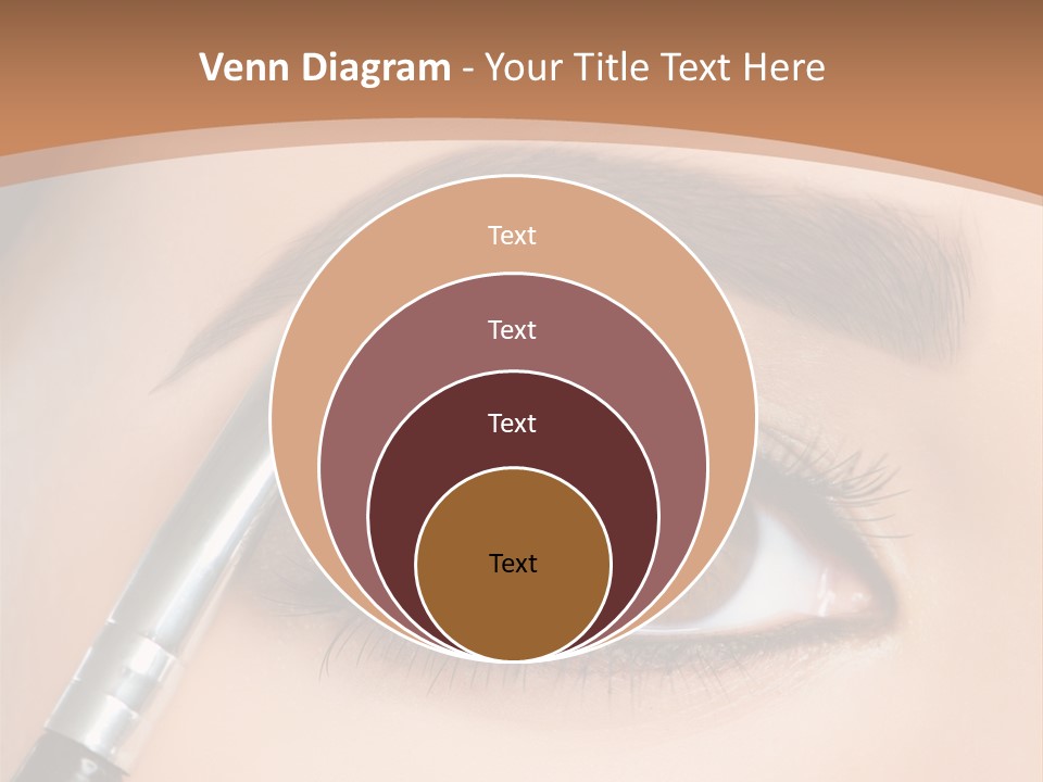 One Eyeshadows Arrows PowerPoint Template